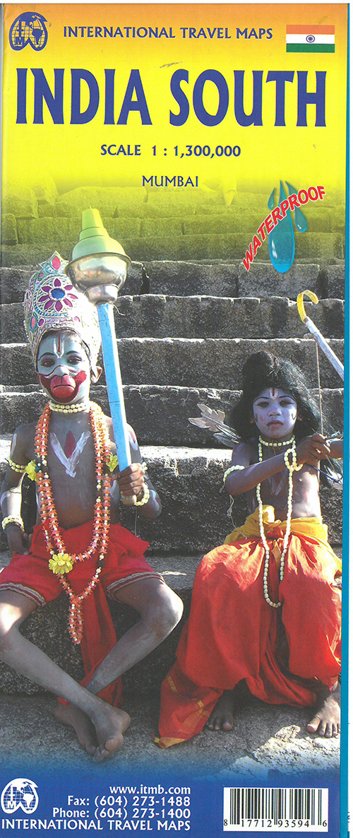 India South, International Travel Maps