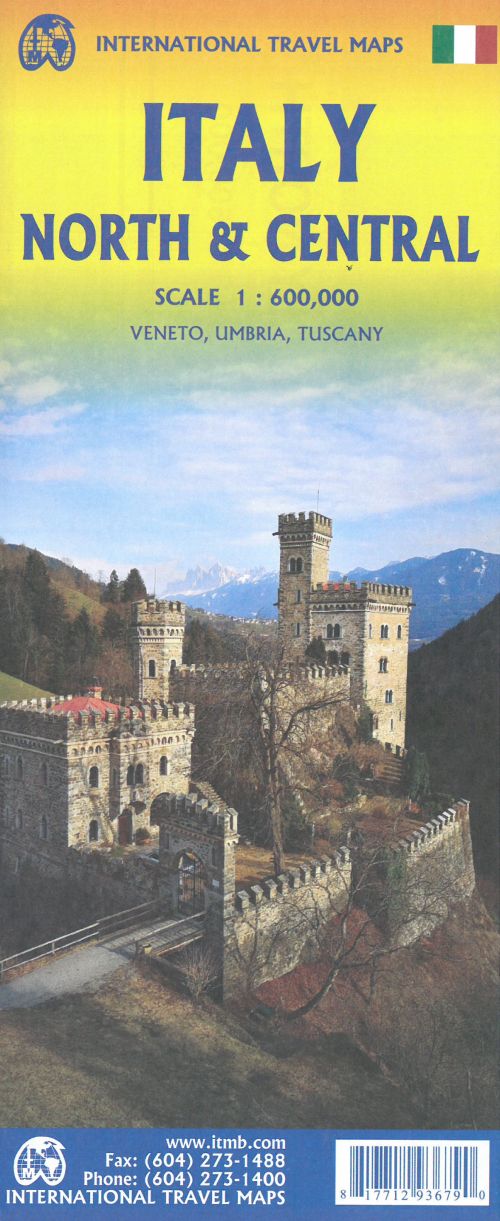 Italy North &amp; Central, International Travel Maps
