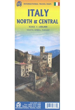 Italy North & Central, International Travel Maps