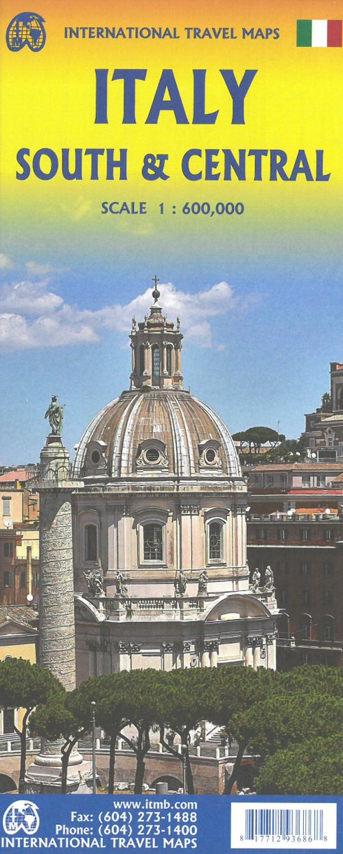 Italy South &amp; Central, International Travel Maps