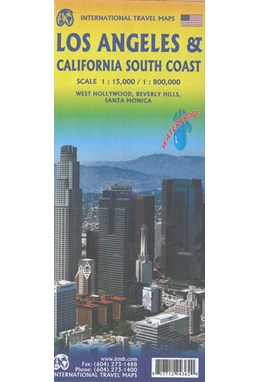Los Angeles and Southern California Travel Reference Map