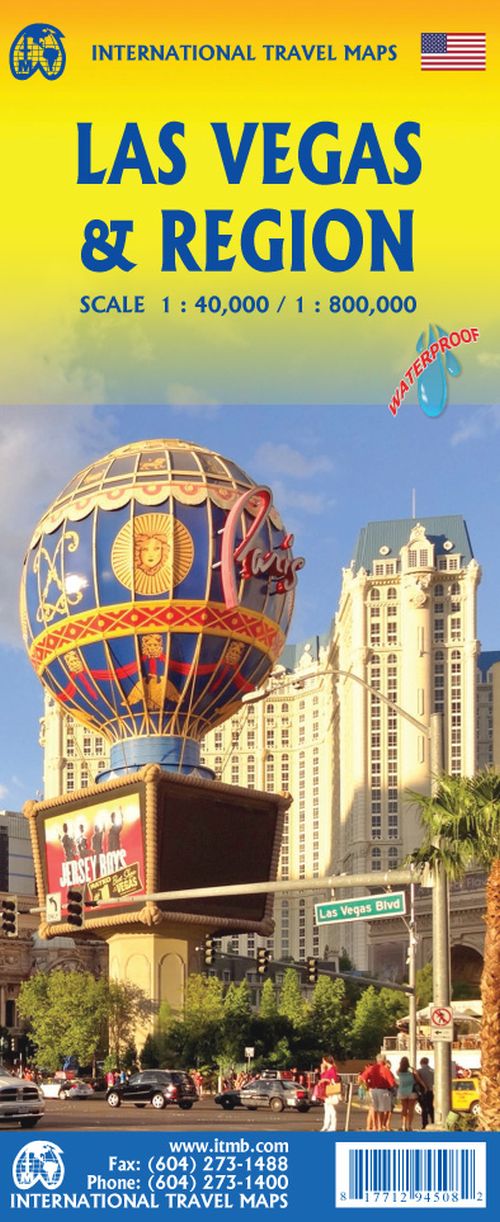 Las Vegas & Region, International Travel Maps