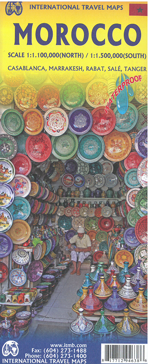 Morocco, International Travel Maps