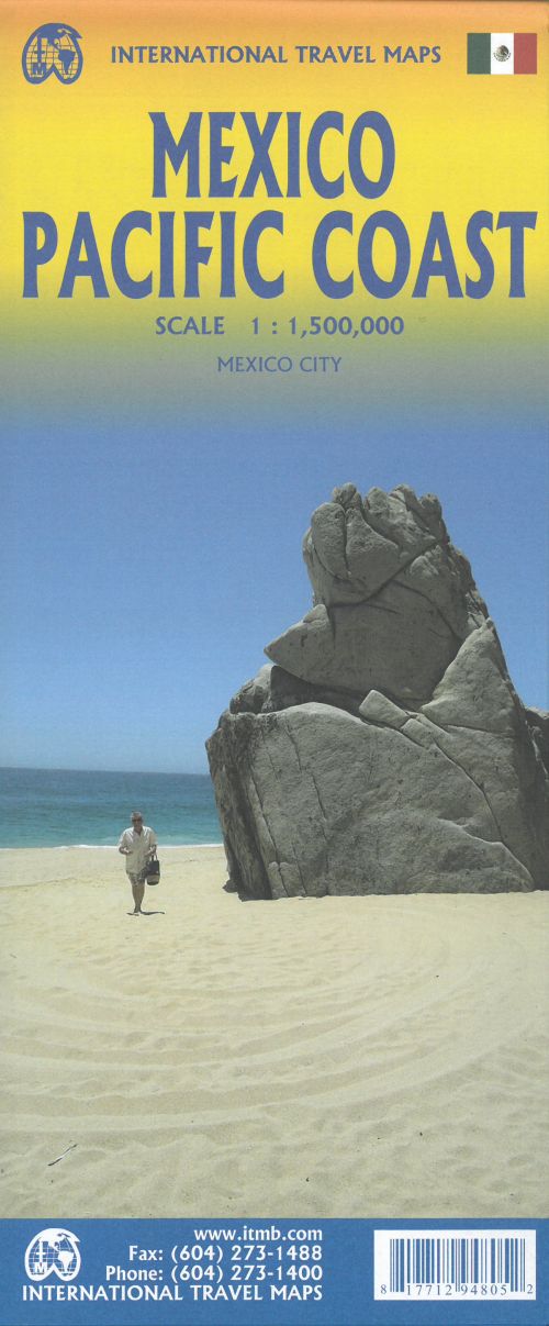Mexico Pacific Coast, International Travel Maps