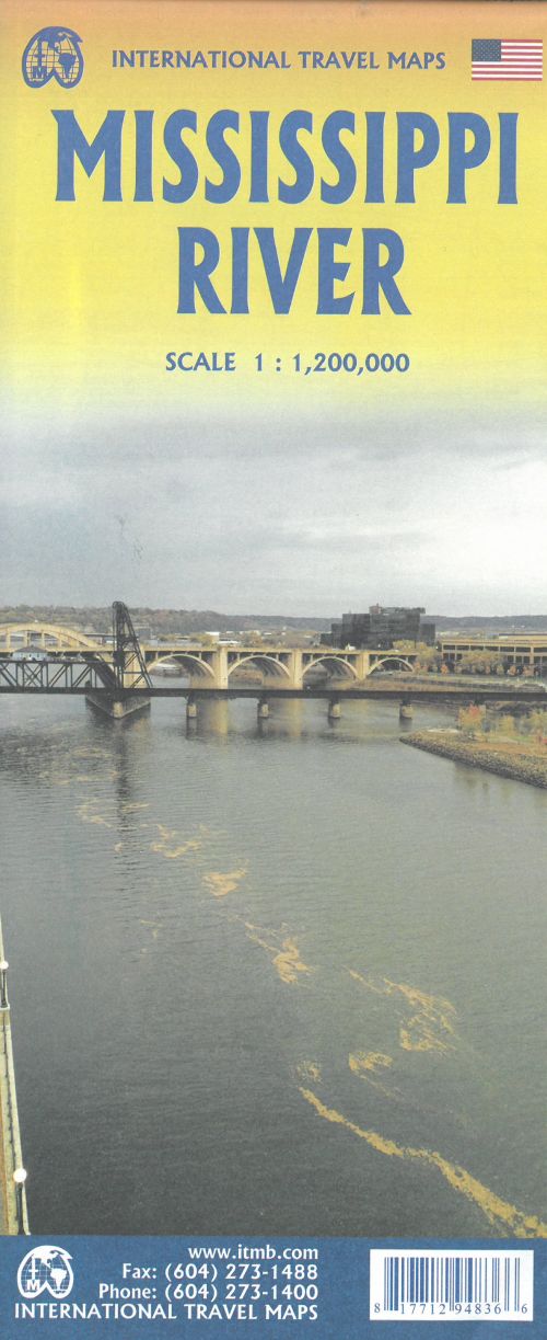 Mississippi River, International Travel Maps 1:1,200,000
