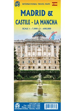 Madrid & Castile & La Mancha, International Travel Maps