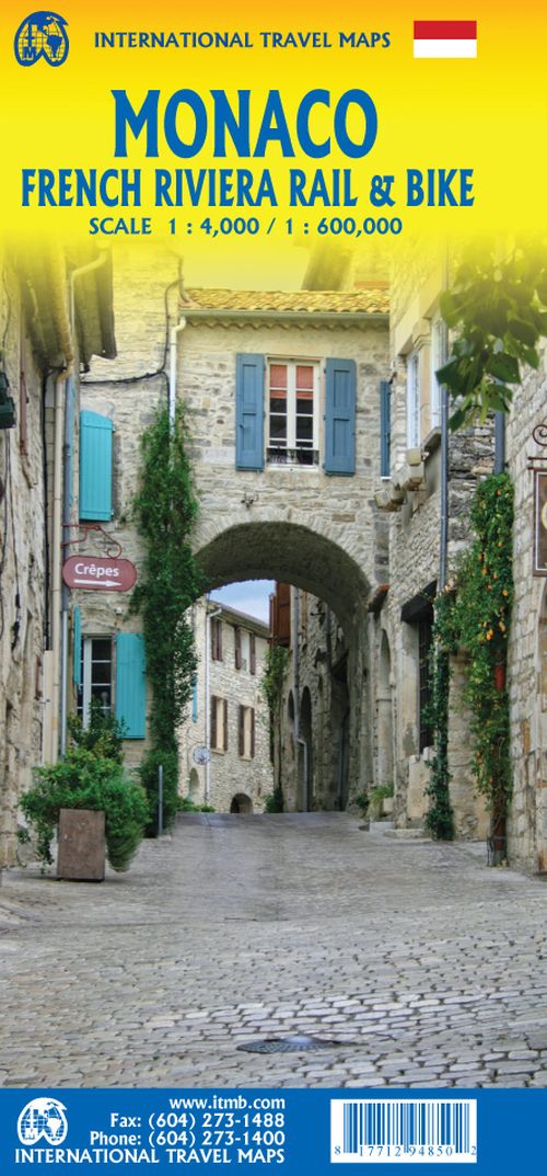 Monaco & French Riviera, International Travel Maps