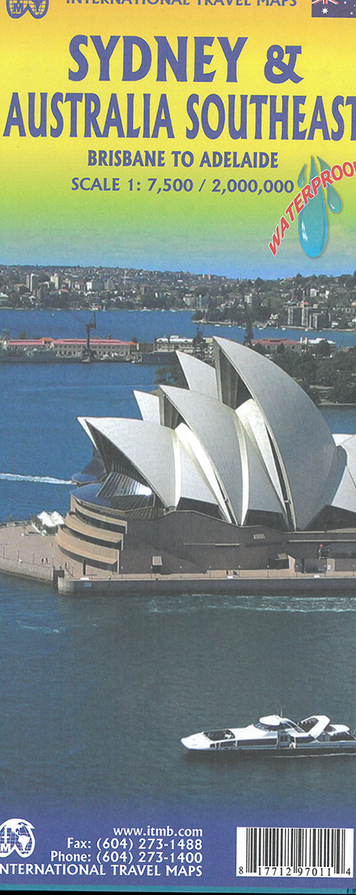 Sydney & Australia Southeast: Brisbane to Adelaide, International Travel Map