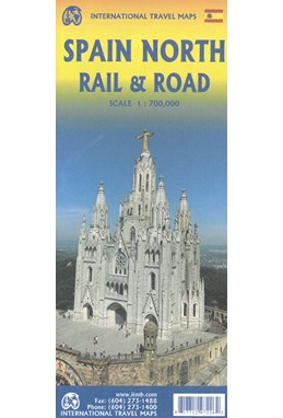 Spain North Rail & Road, International Travel maps