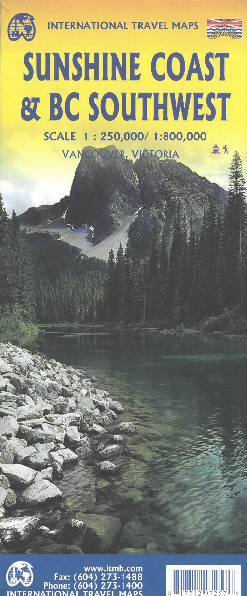 Sunshine Coast & British Columbia Southwest, International Travel Maps