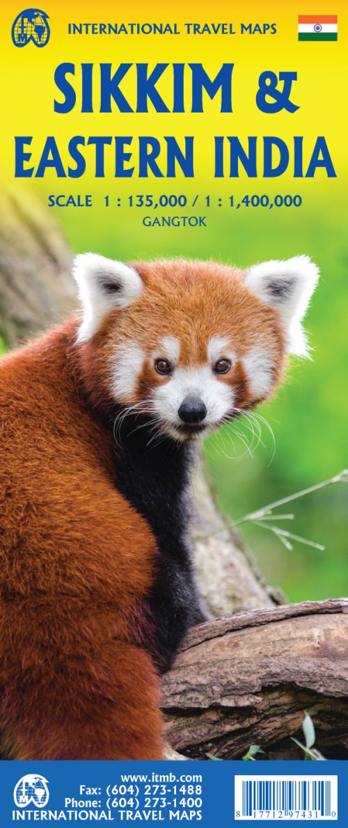 Sikkim and Eastern India, International Travel Maps