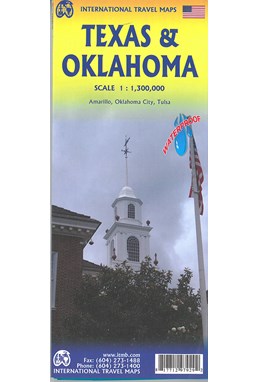 Texas & Oklahoma, International Travel Maps
