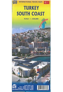 Turkey South Coast, International Travel Maps