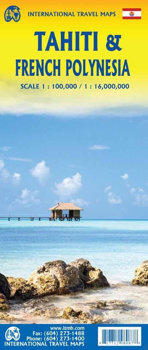 Tahiti & French Polynesia, International Travel Maps