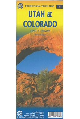 Utah & Colorado, International Travel Maps