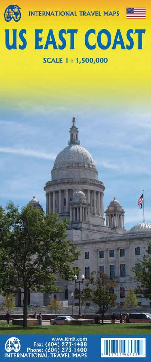 USA East Coast, Intenational Travel Maps