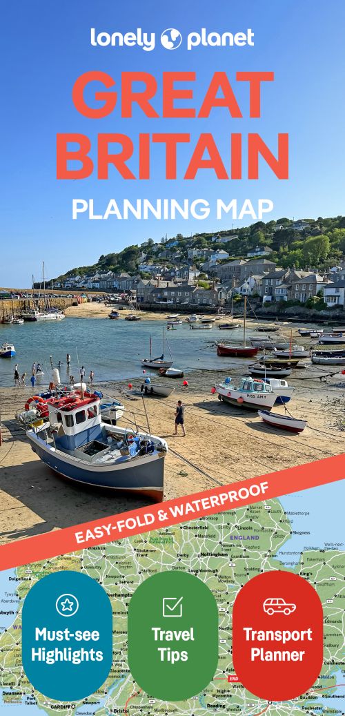 Lonely Planet Planning Map: Great Britain, Lonely Planet (2nd ed. Jun. 25)