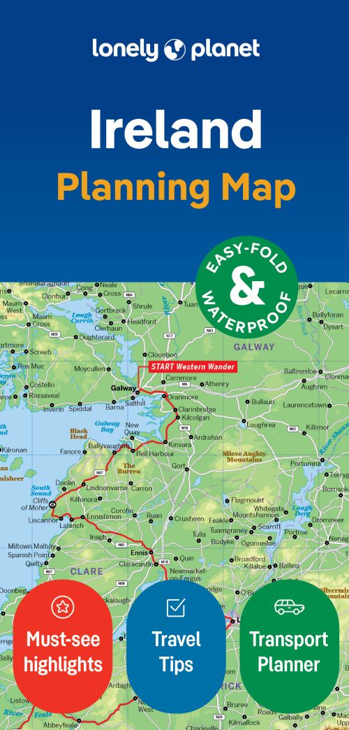 Lonely Planet Planning Map: Ireland (2nd ed. Apr. 24)