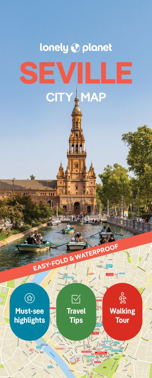 Seville City Map, Lonely Planet (2nd ed. Feb. 25)