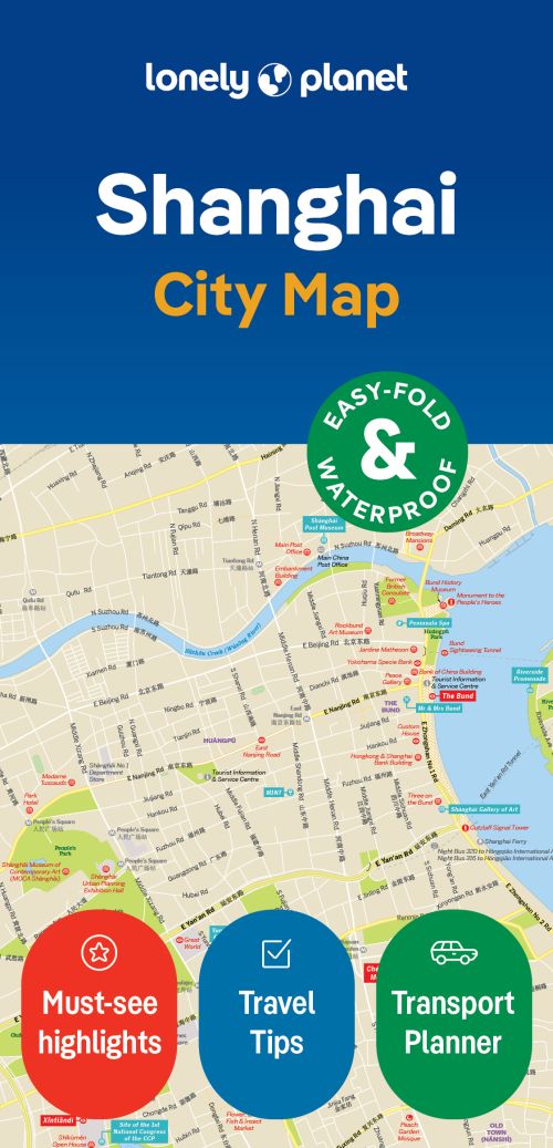 Shanghai City Map, Lonely Planet (2nd ed. Dec. 24)