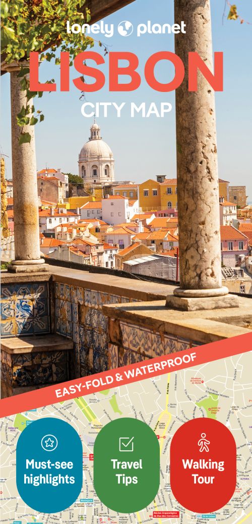 Lisbon City Map, Lonely Planet (2nd ed. Mar. 25)