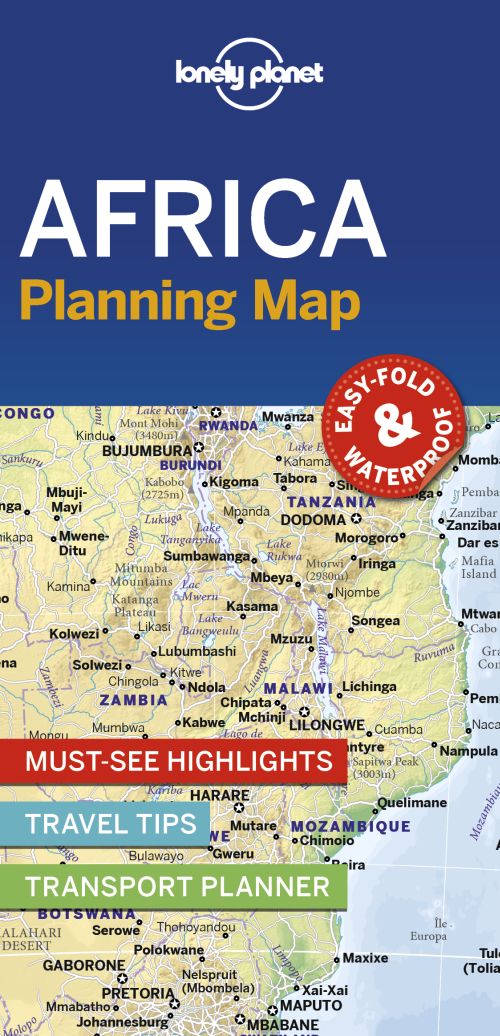 Lonely Planet Planning Map: Africa, Lonely Planet (1st ed. Dec. 2019)