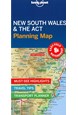 Lonely Planet Planning Map: New South Wales & the Australian Capital Territory (1st ed. Nov. 2019)