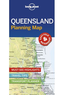 Lonely Planet Planning Map: Queensland (1st ed. Nov. 2019)