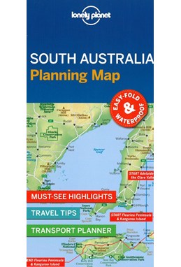 Lonely Planet Planning Map: South Australia (1st ed. Nov. 2019)