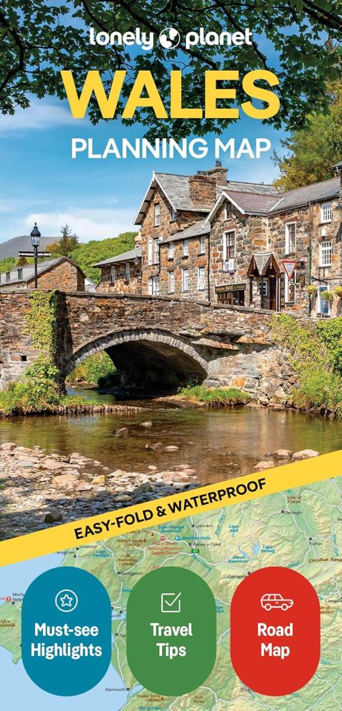 Lonely Planet Planning Map: Wales, Lonely Planet (2nd ed. Jun. 25)