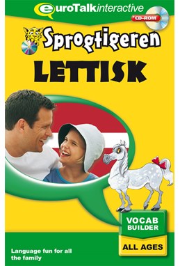 Lettisk kursus for børn CD-ROM