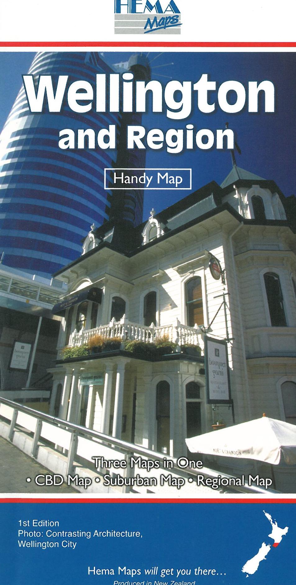 Wellington and Region*, Hema Handy Map