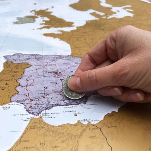 Scratch Europe Travel Map