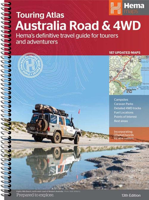 Australia Road & 4WD Touring Atlas - A4 (13th ed. Jan. 2022)
