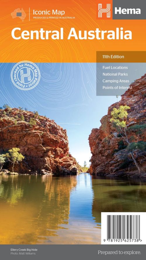 Central Australia, Hema Maps