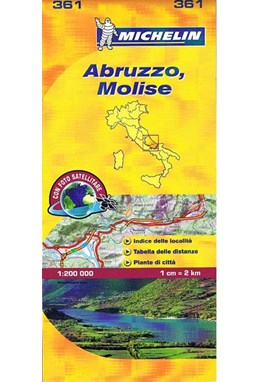Italy blad 361: Abruzzo & Molize 1:200.000