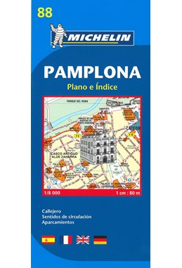 Pamplona, Michelin 88 1:8.000
