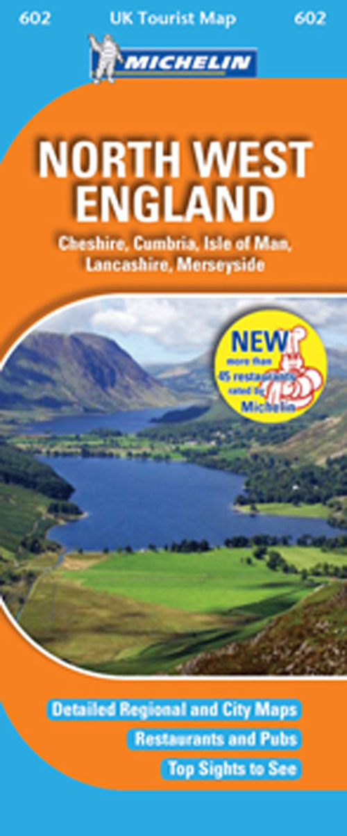 UK Tourist Map blad 602: North West England 1:400.000