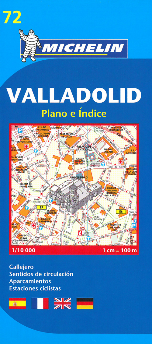Valladolid, Michelin City Plan 72 (Juli 2013)