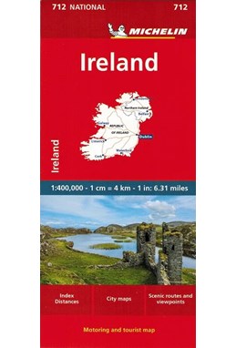 Ireland, Michelin National Map 712