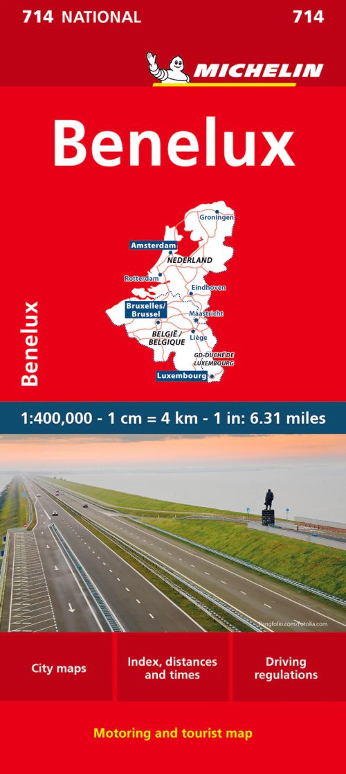 Benelux, Michelin National Map 714