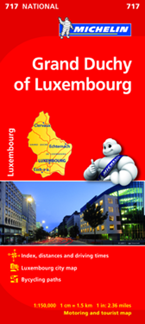 Luxembourg, Michelin National Map 717