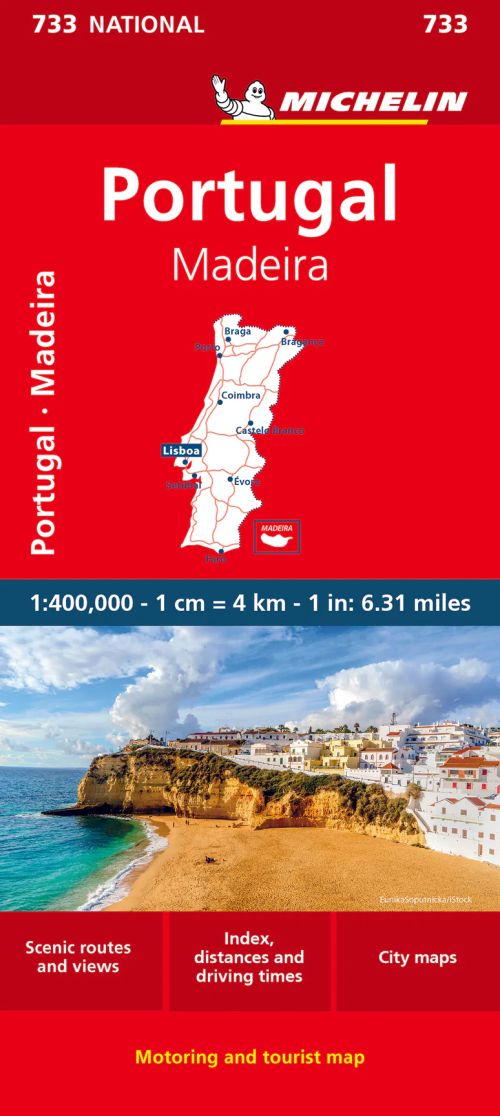 Portugal & Madeira, Michelin National Map 733