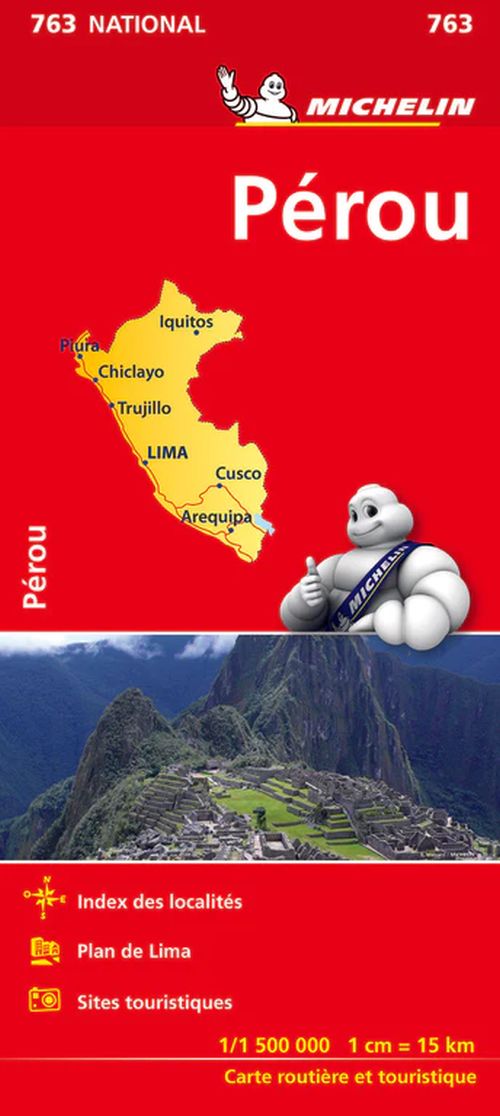Peru, Michelin National Map 763
