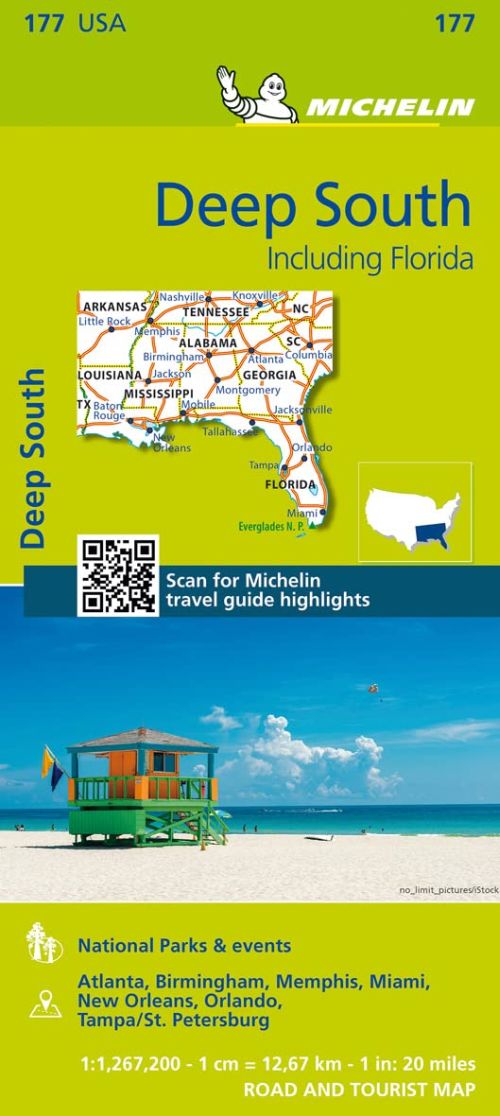 Michelin USA Zoom 177: Deep South : Mississipi to Florida