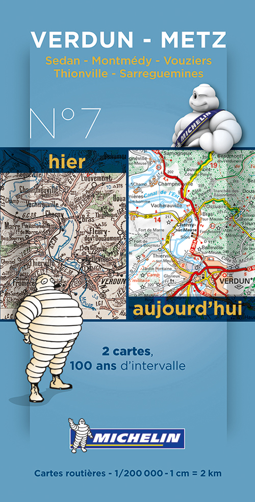 Michelin France Centenary Map 07: Verdun - Metz : Sedan - Montmedy ...