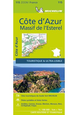 French Riviera - Cote d'Azur : Massif de l'Esterel, Michelin Zoom 115