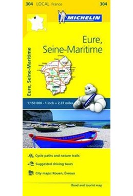 France blad 304: Eure, Seine-Maritime 1:150.000