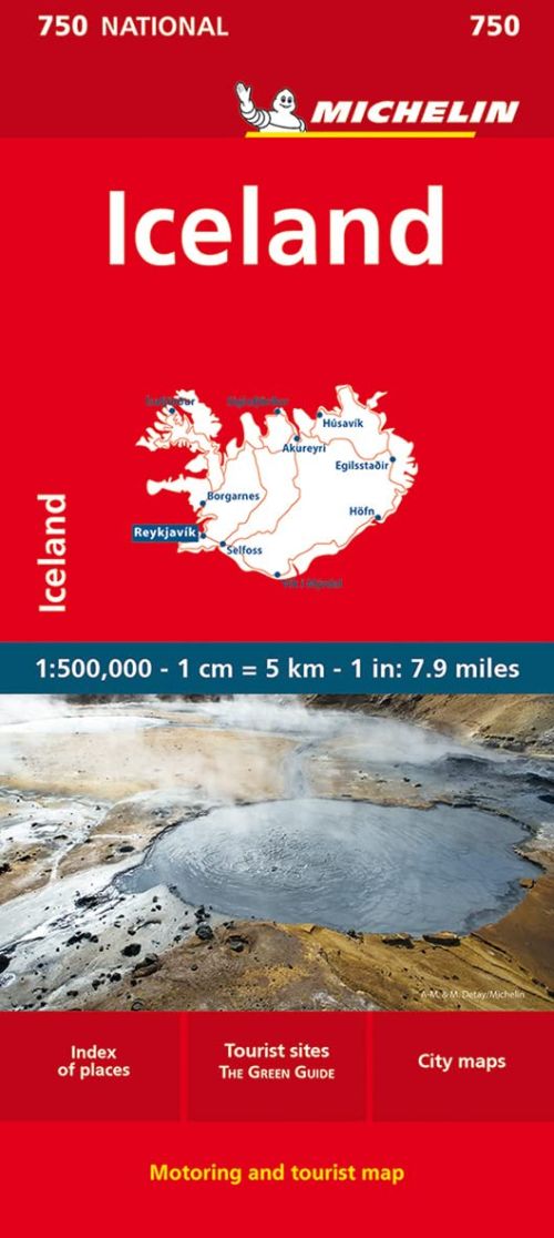 Iceland, Michelin National Map 750