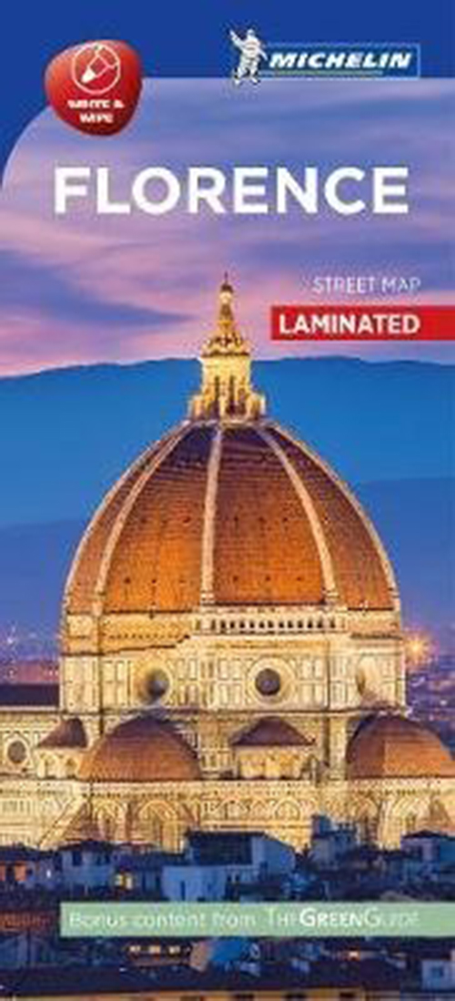 Florence - Firenze Street Map Laminated